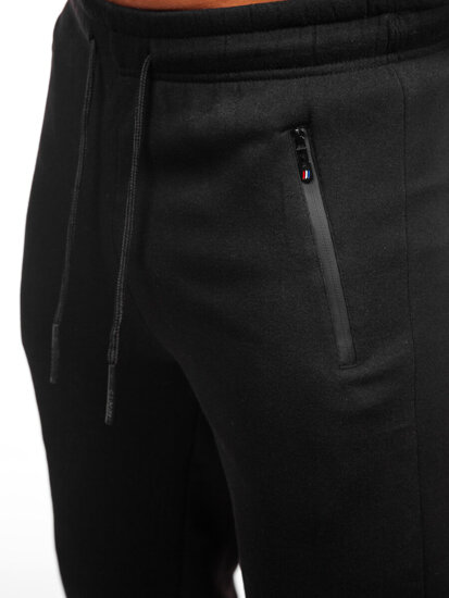 Uomo Pantaloni jogger da tuta Nero Bolf JX9816