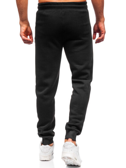 Uomo Pantaloni jogger da tuta Nero Bolf JX9816