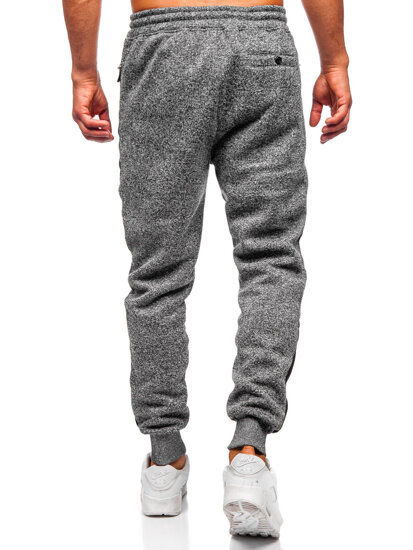 Uomo Pantaloni jogger da tuta caldi Antracite Bolf Q1100