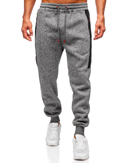 Uomo Pantaloni jogger da tuta caldi Antracite Bolf Q1102