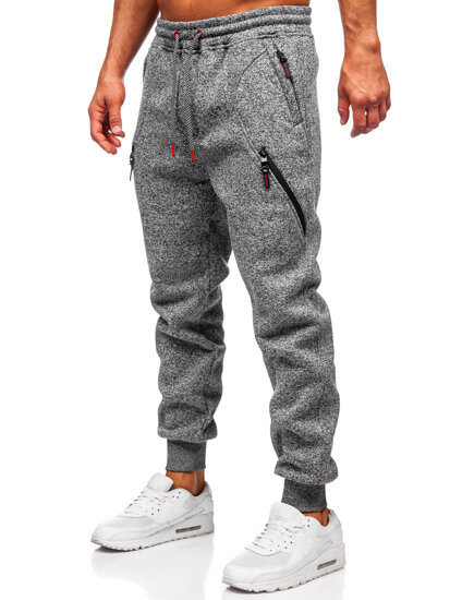 Uomo Pantaloni jogger da tuta caldi Antracite Bolf Q1104