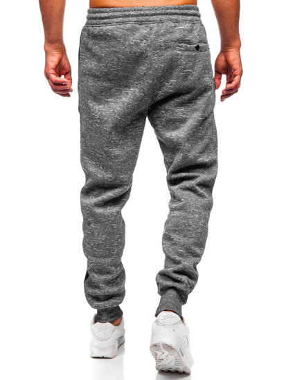 Uomo Pantaloni jogger da tuta caldi Antracite Bolf Q1200