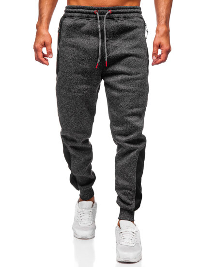 Uomo Pantaloni jogger da tuta caldi Grafite Bolf Q1100