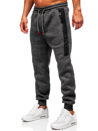 Uomo Pantaloni jogger da tuta caldi Grafite Bolf Q1102