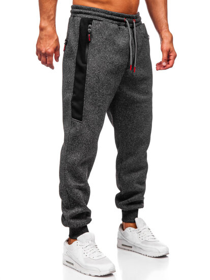 Uomo Pantaloni jogger da tuta caldi Grafite Bolf Q1102