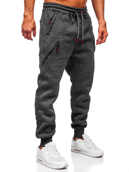 Uomo Pantaloni jogger da tuta caldi Grafite Bolf Q1104