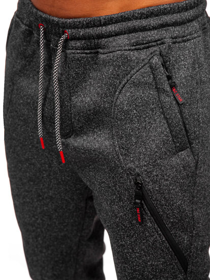 Uomo Pantaloni jogger da tuta caldi Grafite Bolf Q1104