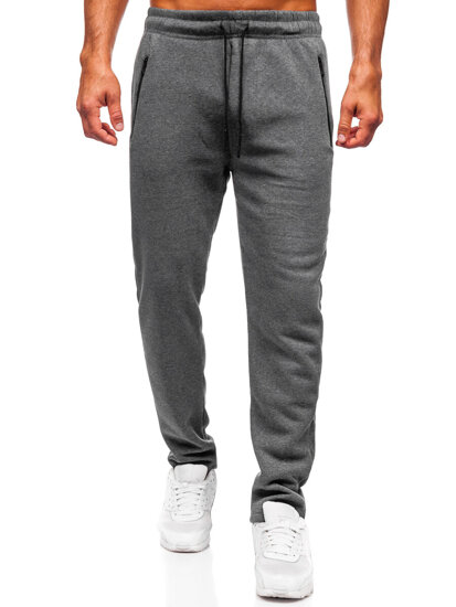 Uomo Pantaloni jogger da tuta spessi Antracite Bolf JX6212