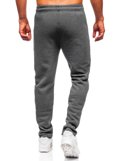 Uomo Pantaloni jogger da tuta spessi Antracite Bolf JX6212