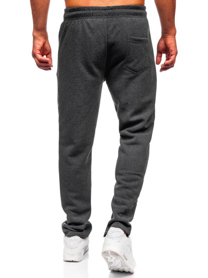 Uomo Pantaloni jogger da tuta spessi Antracite Bolf JX6278