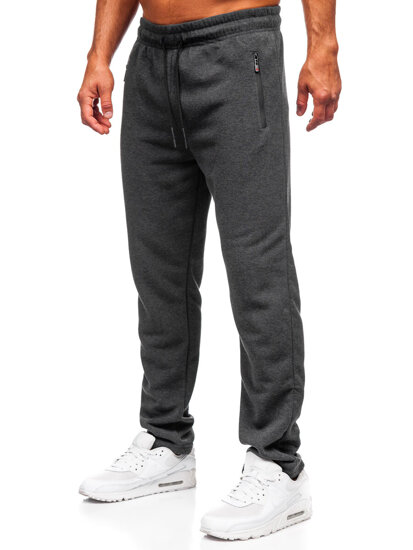 Uomo Pantaloni jogger da tuta spessi Antracite Bolf JX6279