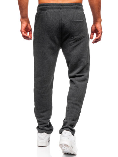 Uomo Pantaloni jogger da tuta spessi Antracite Bolf JX6279