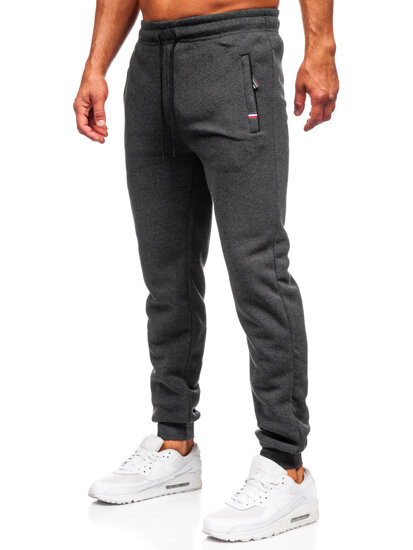 Uomo Pantaloni jogger da tuta spessi Grafite Bolf JX6217