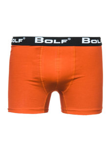 Boxer da uomo arancioni Bolf 0953-2P 2 PACK