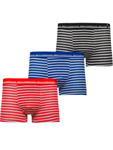 Boxer da uomo multicolore Bolf 1BE703-3P 3 PACK