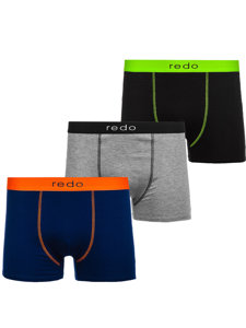 Boxer da uomo multicolore Bolf 1BE730-3P 3 PACK