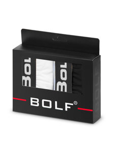 Boxer da uomo nero-bianchi Bolf 0953-2P 2 PACK