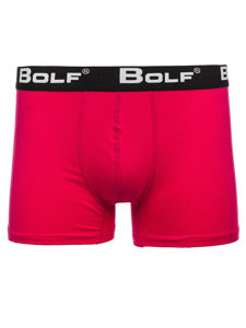 Boxer da uomo rosa chiari Bolf 0953-2P 2 PACK