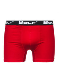 Boxer da uomo rossi Bolf 0953-2P 2 PACK