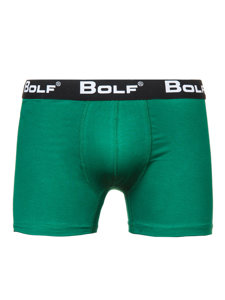 Boxer da uomo verdi Bolf 0953-2P 2 PACK