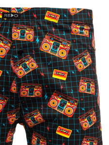 Boxer in cotone da uomo multicolore Bolf  1BB162-3P 3 PACK