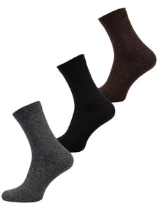 Calze invernali da uomo multicolore-1 Bolf M850-3P 3PACK