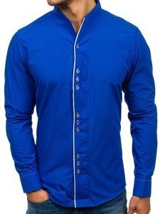 Camicia a manica lunga da uomo cobaltoBolf 5720