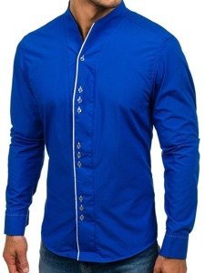 Camicia a manica lunga da uomo cobaltoBolf 5720