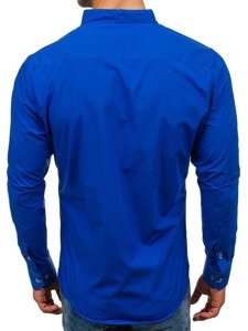 Camicia a manica lunga da uomo cobaltoBolf 5720