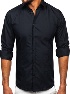 Camicia elegante a manica lunga da uomo grafite Bolf 6944