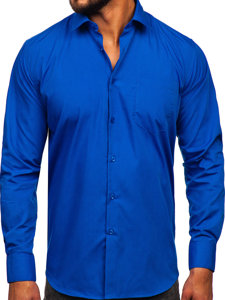 Camicia elegante a maniche lunghe da uomo fiordaliso Bolf M14