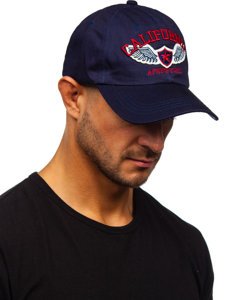 Cappellino da baseball blu Bolf CZ41