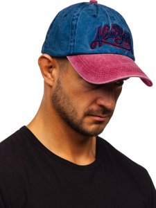 Cappellino da baseball blu Bolf CZ64