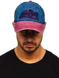 Cappellino da baseball blu Bolf CZ64