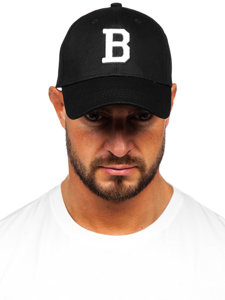 Cappellino da baseball nero-bianco Bolf CZ07