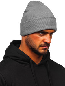 Cappello invernale isolato da uomo grigio YW09004M