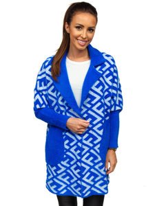 Cappotto da donna azzurro Bolf 20682