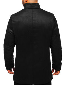 Cappotto invernale con collo alto da uomo nero Bolf M3129