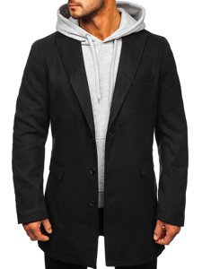 Cappotto invernale da uomo nero Bolf 1047C