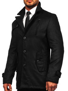 Cappotto invernale da uomo nero Bolf 3127