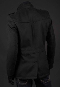 Cappotto invernale da uomo nero Bolf 8856A