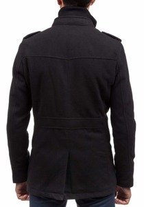 Cappotto invernale da uomo nero Bolf 8856B