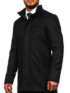 Cappotto invernale da uomo nero Bolf M3132