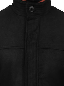 Cappotto invernale da uomo nero Bolf M3132