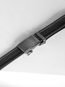 Cintura in pelle da uomo nera Bolf BL014C