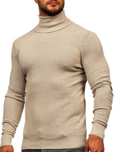 Dolcevita da uomo beige Bolf W2-20125