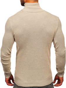 Dolcevita da uomo beige Bolf W2-20125