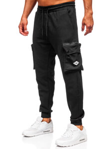 Donna Joggers cargo Nero Bolf K17