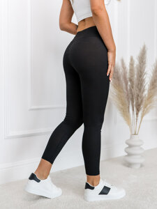 Donna Leggings a righe Nero Bolf W7901