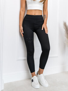 Donna Leggings a righe Nero Bolf W7906